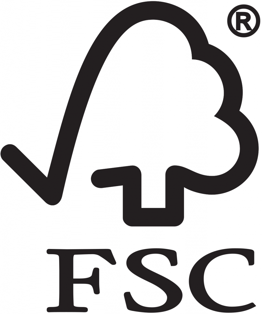 FSC Certified logo representing sustainable and responsible wood sourcing, promoting environmentally conscious forestry practices.