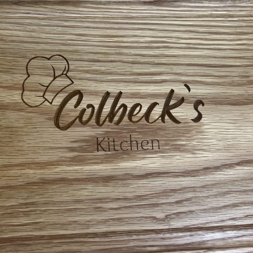 How We Make a Personalised Oak Chopping Board