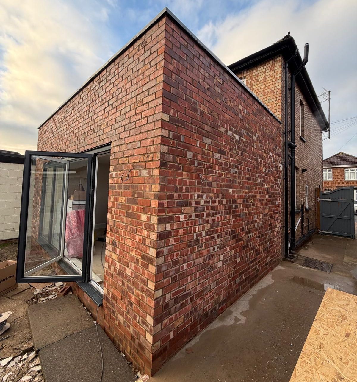 New single-storey home extension completed in Cambridgeshire with full project management.