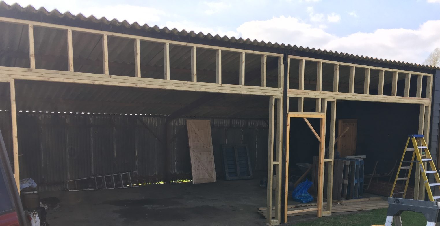 Structural timber outbuilding built in Cambridgeshire managed from start to finish.