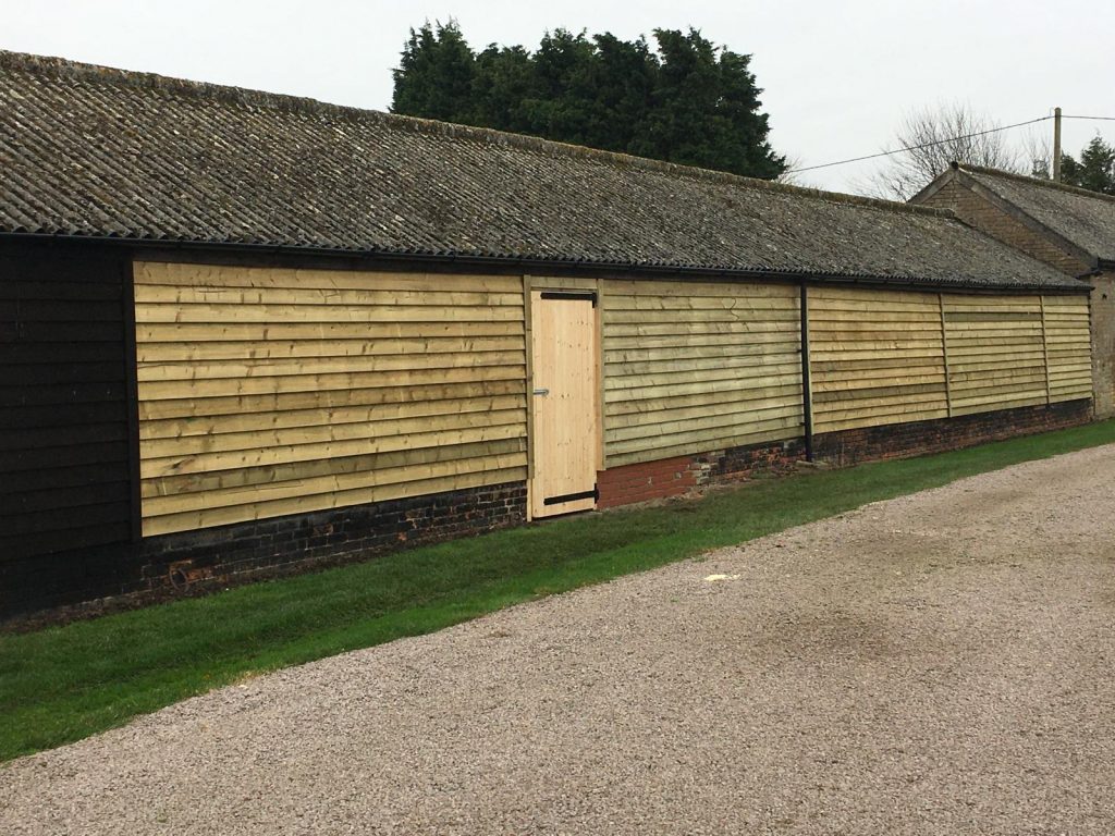 Timber stable refurbishment project completed locally.