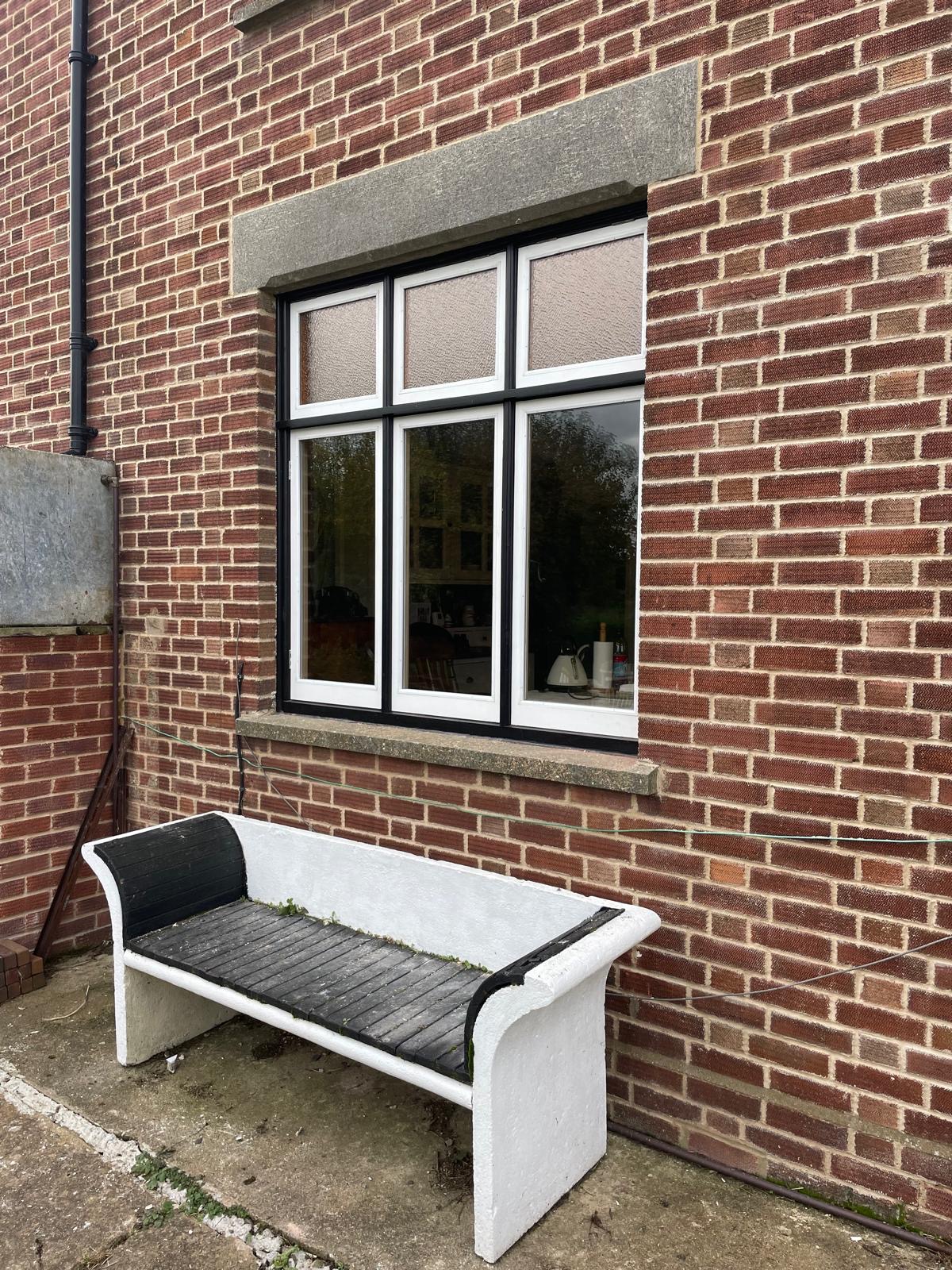 Traditional timber casement window handcrafted by KMP Carpentry & Joinery for a period property in Cambridgeshire.