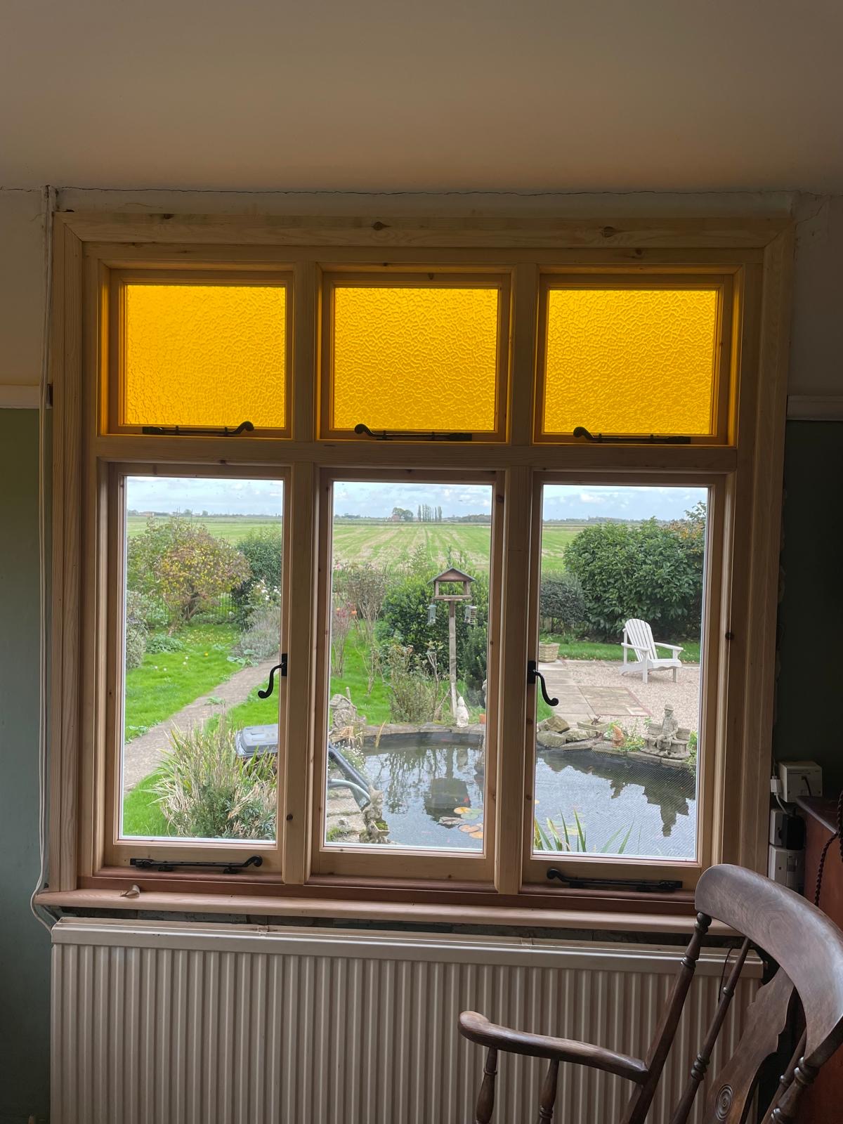 Traditional timber casement window built for a period property in Cambridgeshire.